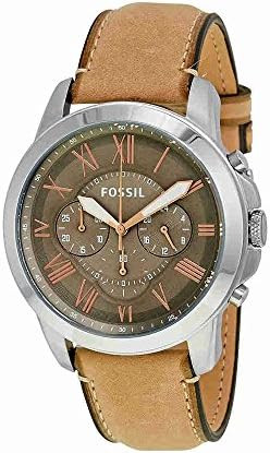 Urrem Fossil FS5209 Læder Beige 22mm